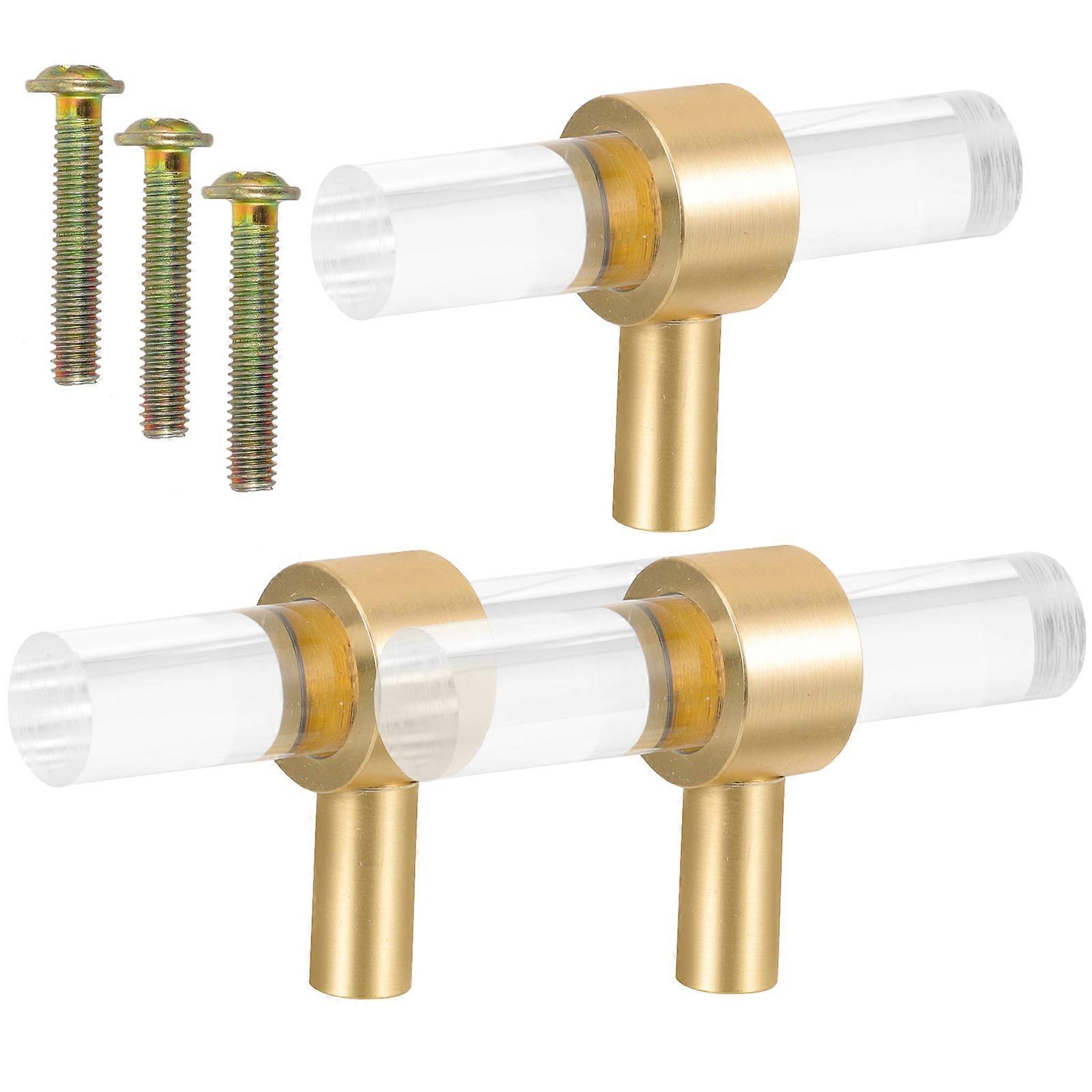 3 pcs Acrylic Cabinet Handles Kitchen Cabinet Pulls Acrylic Drawer Pulls Single Hole Handles