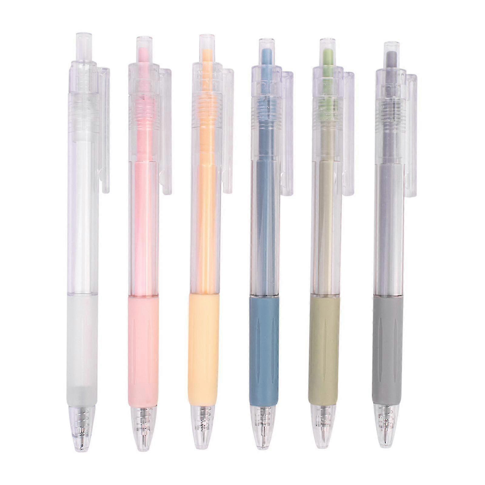 6pcs Cartoon Pattern Student Utility Knife Pen Craft Cutting Tool Paper Pen Cutter