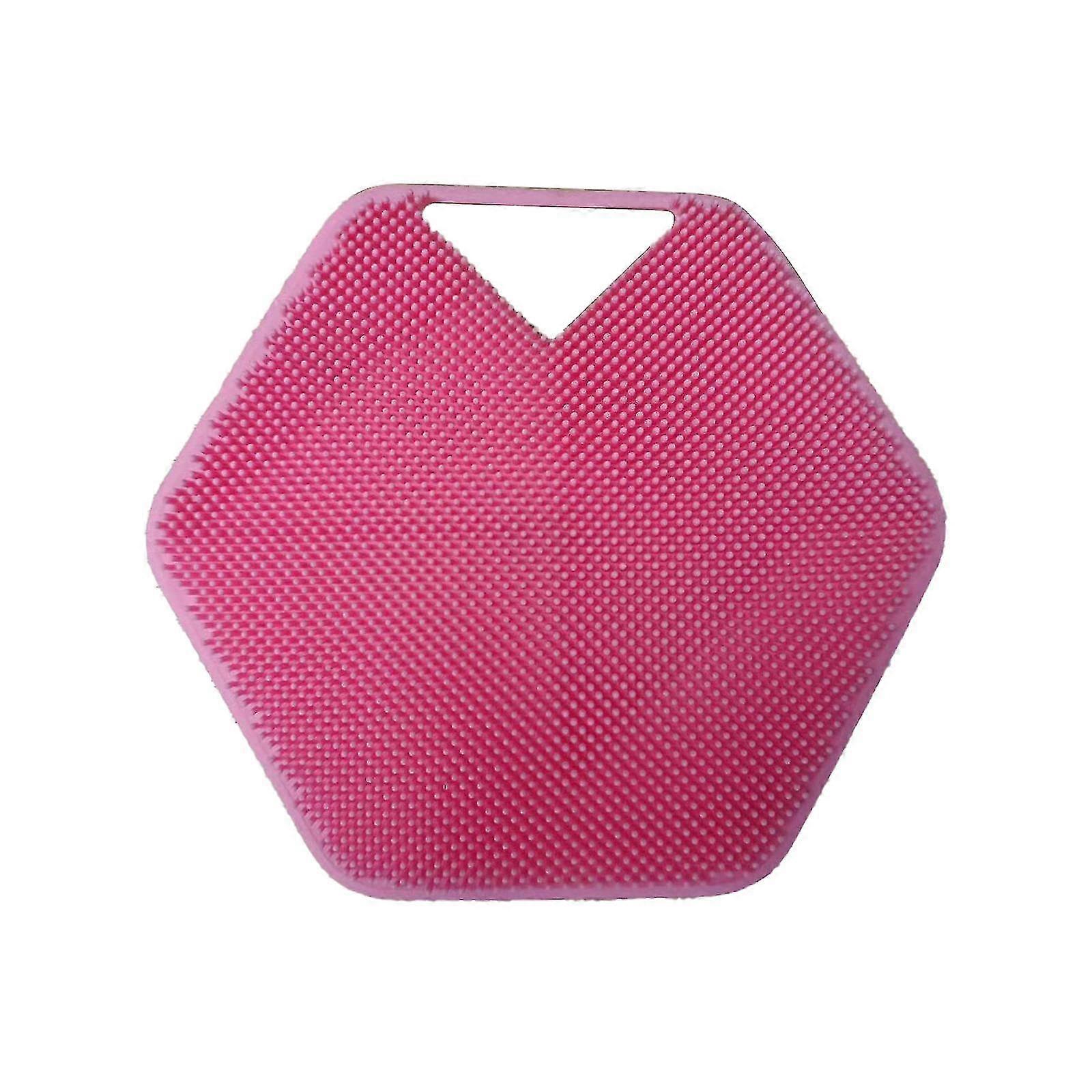 Silicone Toiletry , Shower & Bathroom Accessory - Features Silicone-grip Technology, Removable & Reusable Bath Brush