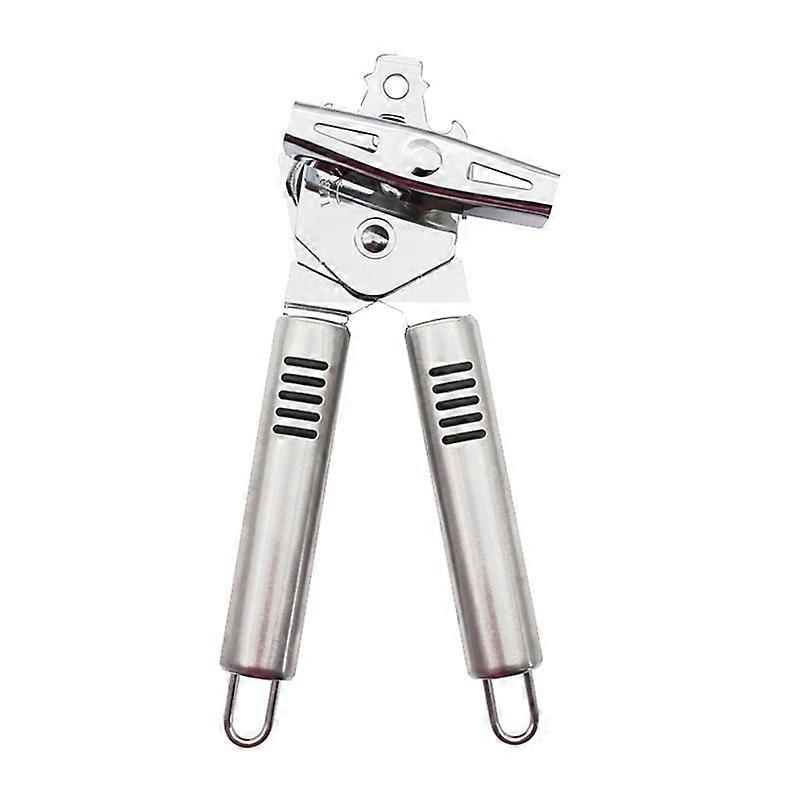Can opener manual,classic multi-function can opener,food safe stainless steel,smooth edge