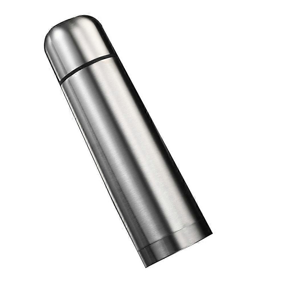 Portable Dual-layer Coffee Bottle Vacuum Flask Tea Water Cup Thermal Jug Mug