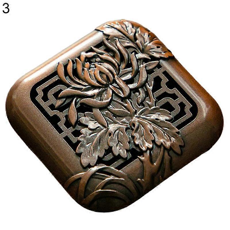 Incense Burner Creative Shape Rust-proof Alloy Chinese Style Hollow Out Carving Incense Holder Burner for Home JIKAIX