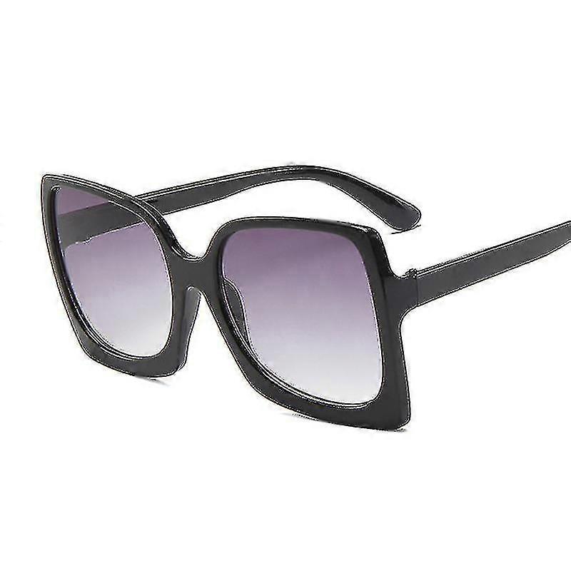 Oversized Square Solbriller Kvinder Fash Er Solbriller
