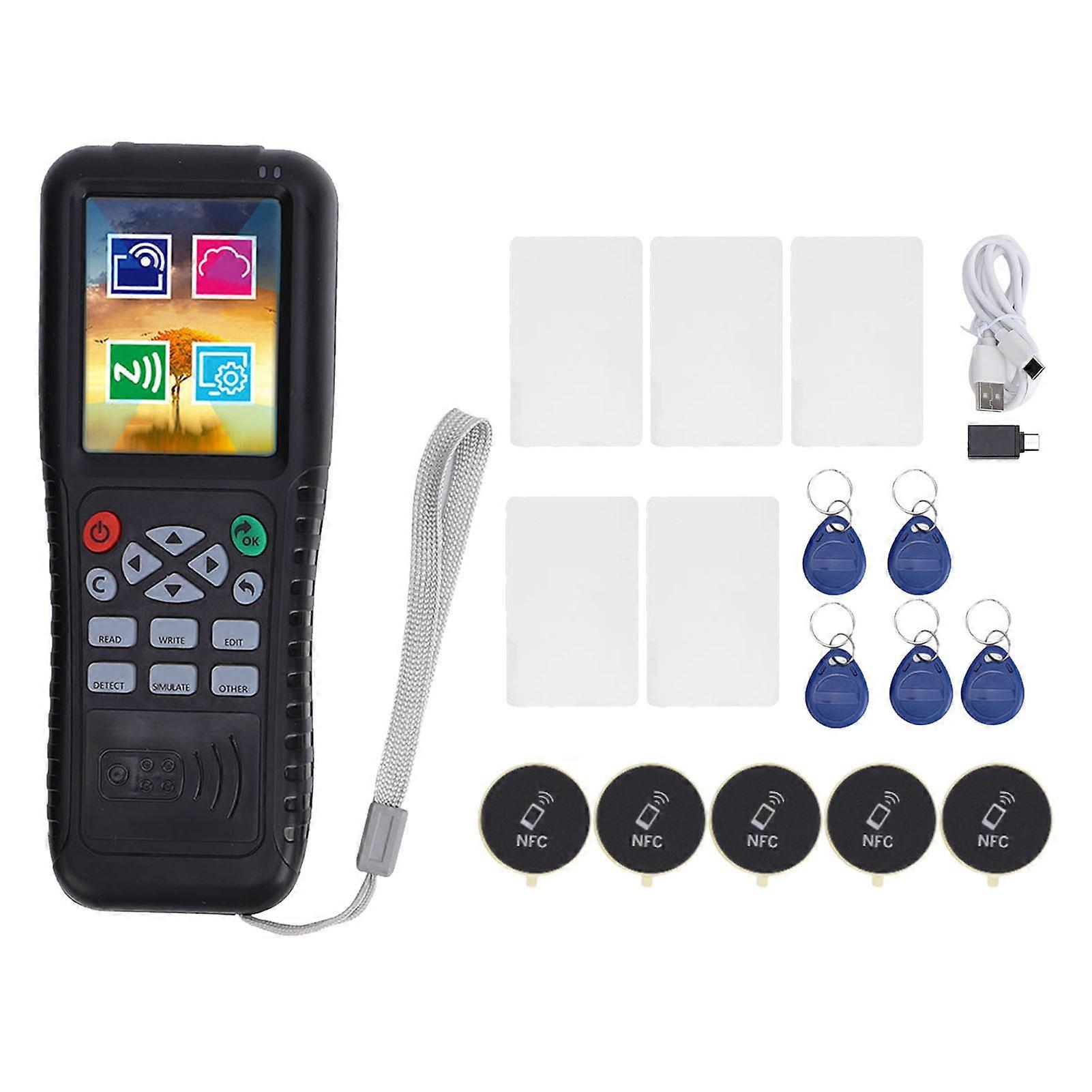 X100 NFC Card Copier Handheld Smart Card Reader Writer Duplicator for Elevator Access Control System Security