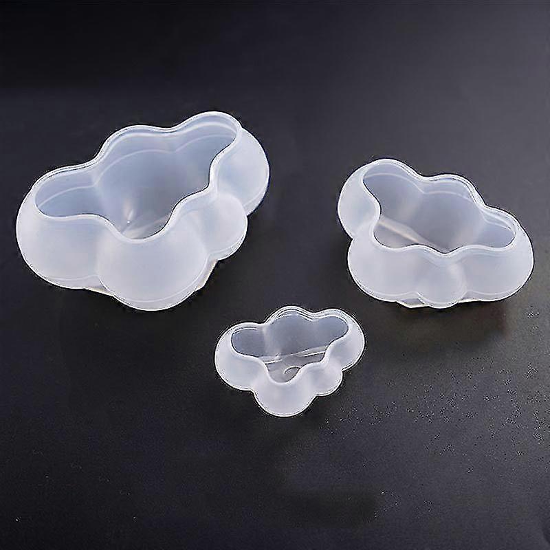 3pc 3D Cloud Shape Chocolate Silicone Mold