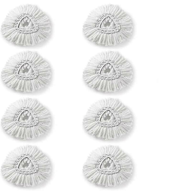 8 Pack Mop Replacement Head Refill Easy Cleaning Microfiber