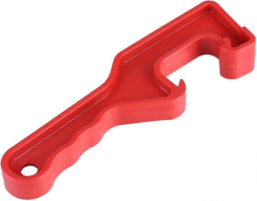 Bottle Lid Opener Paint Jar Opening Tool Abs Plastic Manual Tool With Bottle Opener, Red (red)