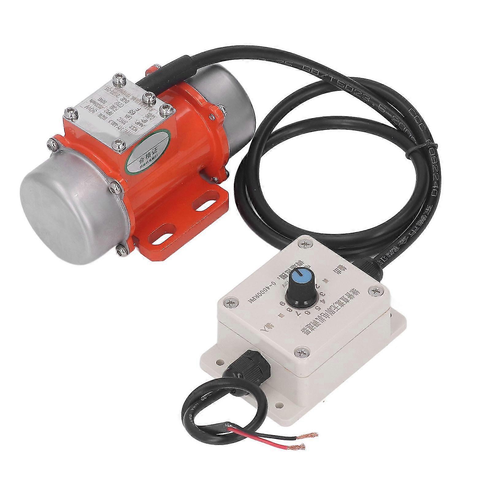30W 4000RPM DC12V 2.8A Adjustable Electric Vibrating Motor with Speed Controller