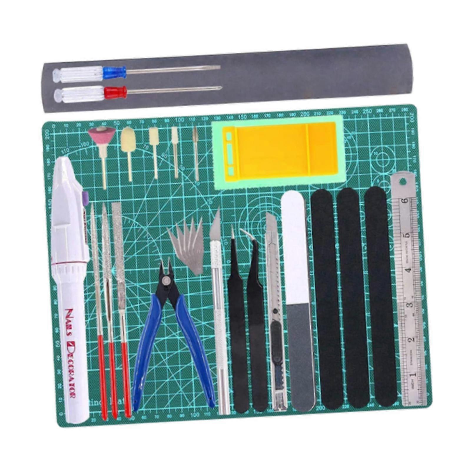 33Pcs Model Tools Set Professional for Car Car Model Building Model Tool Kit
