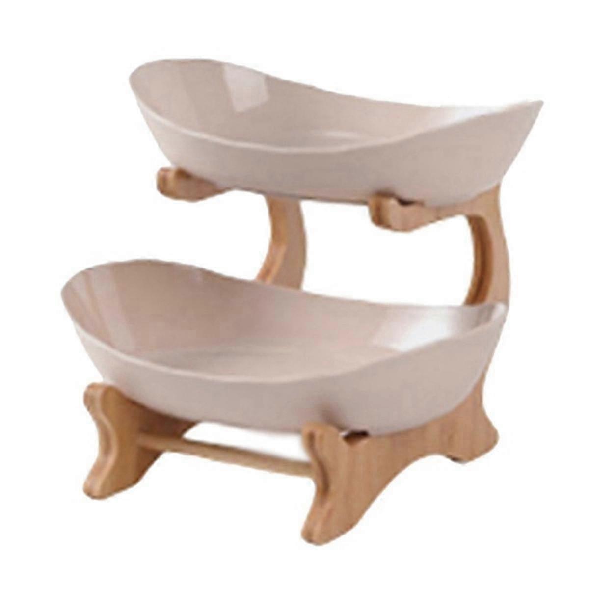 Fruit Tray Racks Table Plates Dinnerware Kitchen Fruit Bowl Partitioned Candy Cake Trays Tableware D