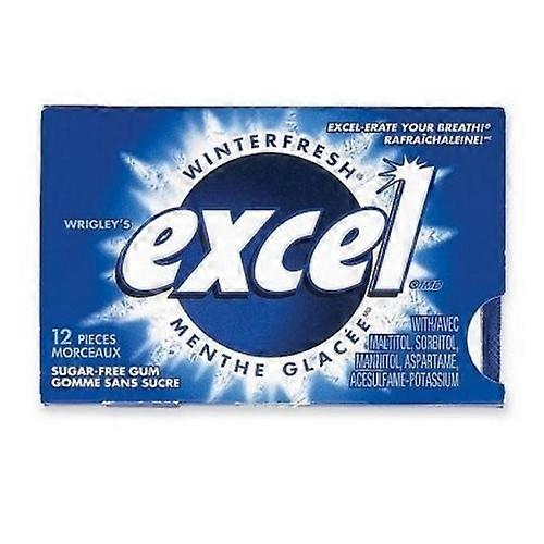 Wrigley's Excel Winterfresh Flavoured Sugar-Free Gum, 12 Count (Case Of 12)