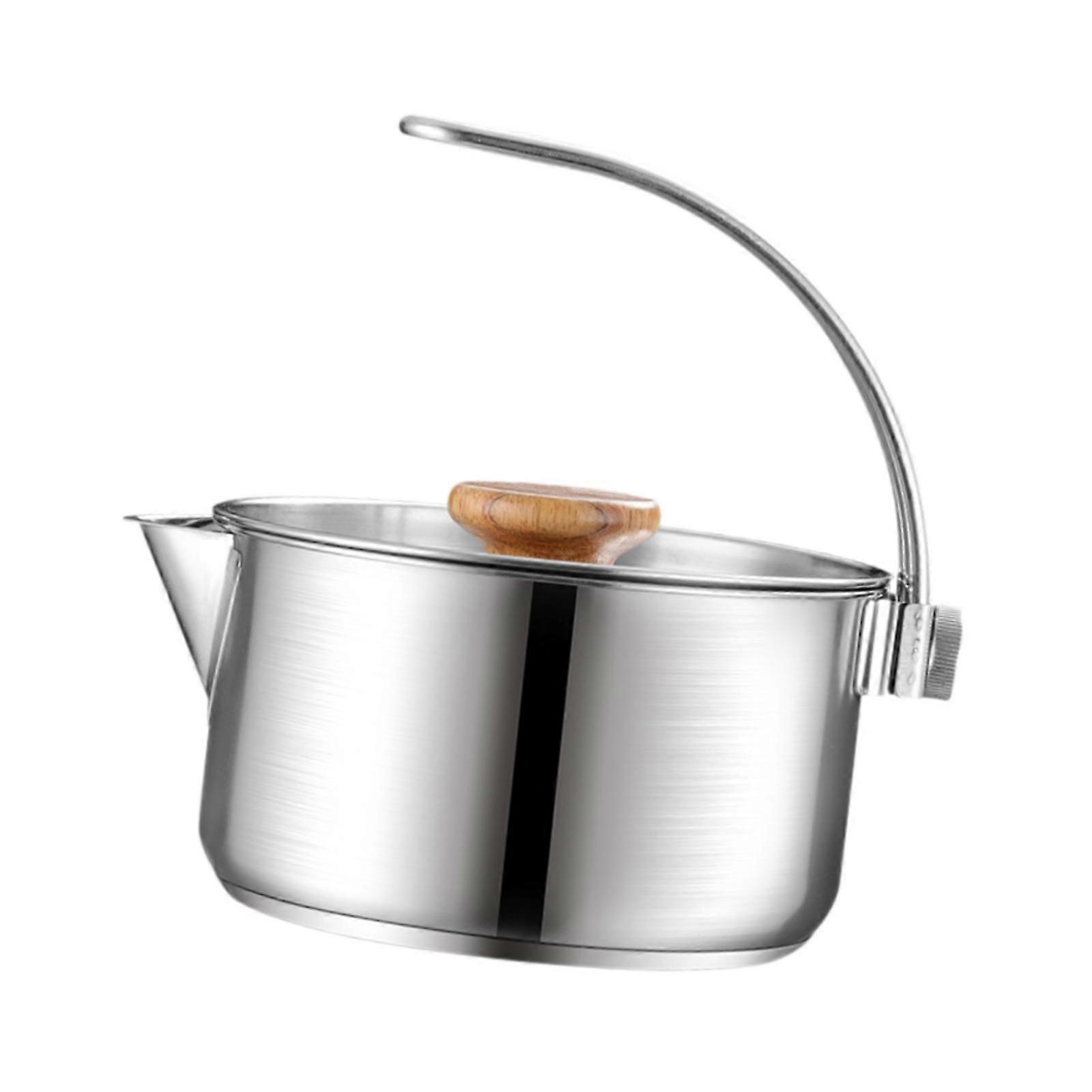 Camping Kettle Practical Outdoor Water Pot for Picnics Explorers Backpacking 1000 ml