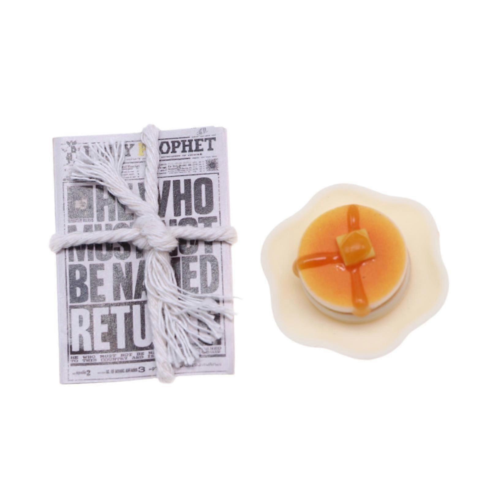 2 Pieces 1/12 Simulation Realistic Pretend Play for Scene Props Diorama Gift