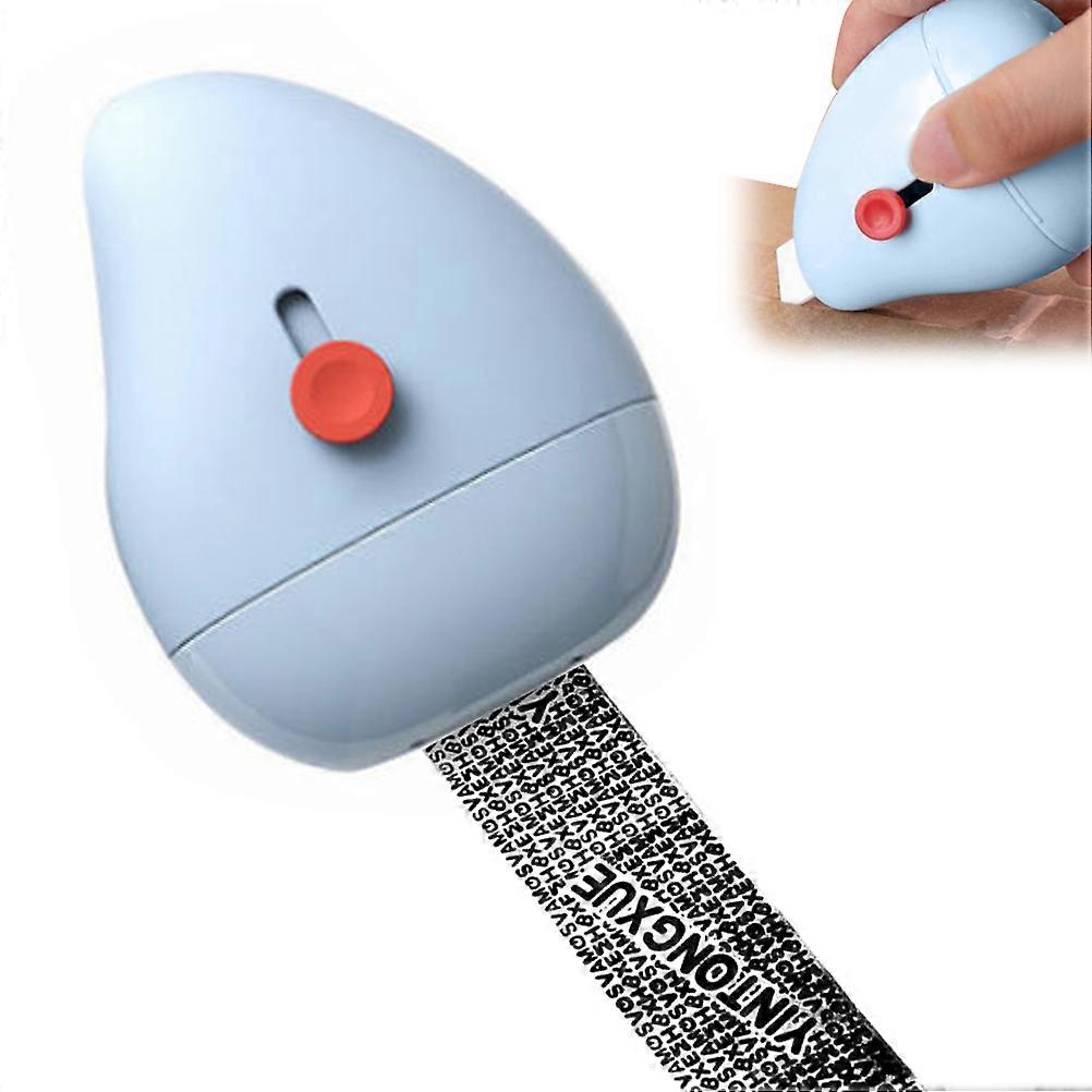 2 in 1 Identity Protection Roller Stamp Wide Roller Stamp with Retractable Box Opener Identity Theft Stamp for  Protection