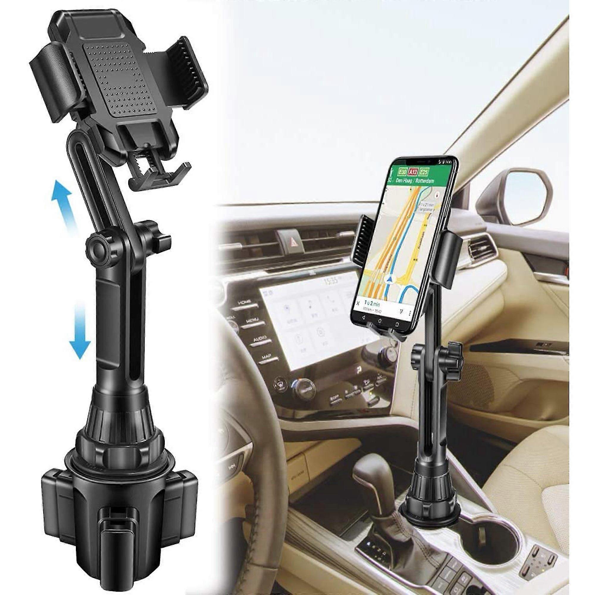 Cup Holder Phone Mount Universal Adjustable Goosene Cup Holder Cradle Automobile Car Mount For Cell Phone Smartphone Iphone Xs/xs Max/xr/x/8/7 Plus/,4