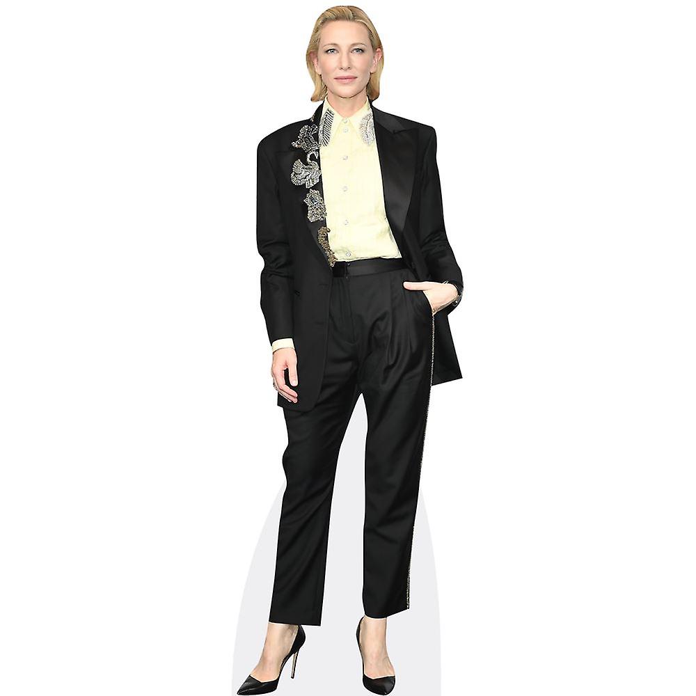 Cate Blanchett (Suit) Cardboard Cutout (lifesize OR mini size). Standee. Stand Up.