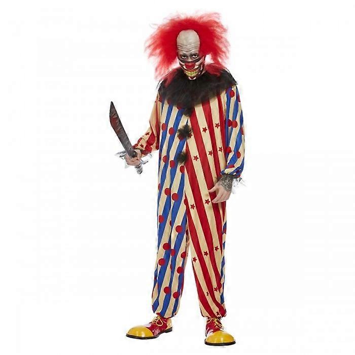 Smiffys Mens Creepy Clown Costume Set