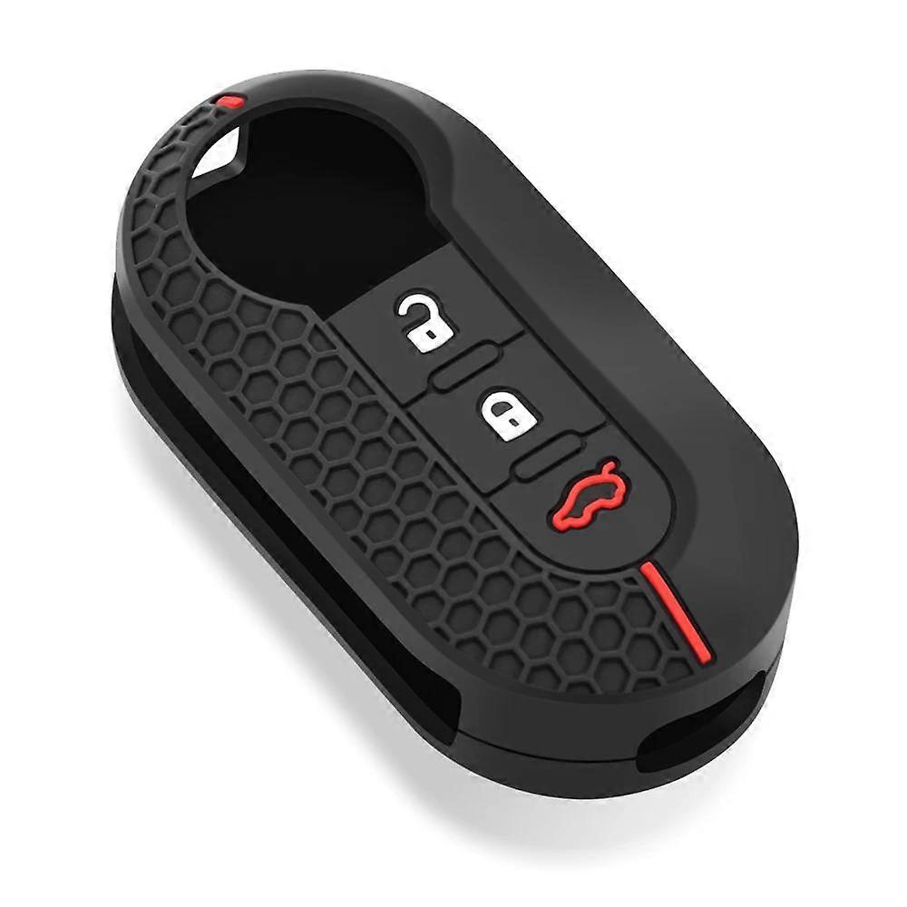Silicone Remote Key Case for Fiat Palio 500 Panda Punto Dot Attractive Lancia Musa Grande 500L Ducato Keychain Car Key Cover