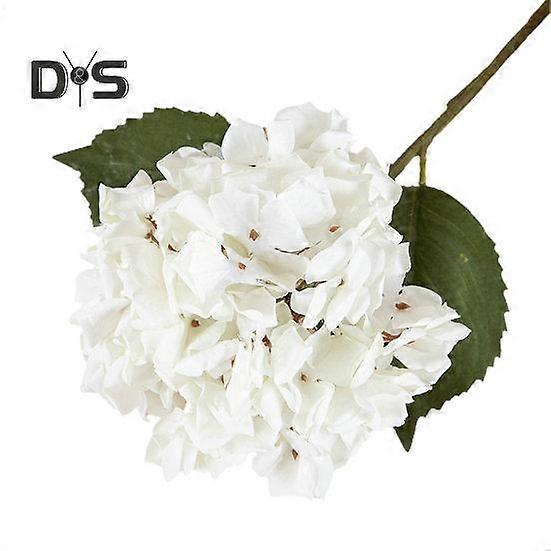 Gröna Blad, Simulering, Hortensia, Romantisk, Vacker, Vardagsrum, Simulering, Blomma, DIY, Blommigt Arrangemang