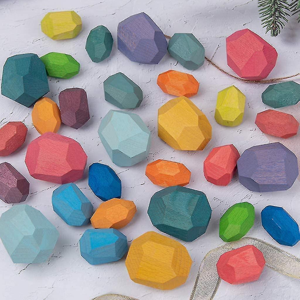 Q Toys  Coloured Stacking Stones