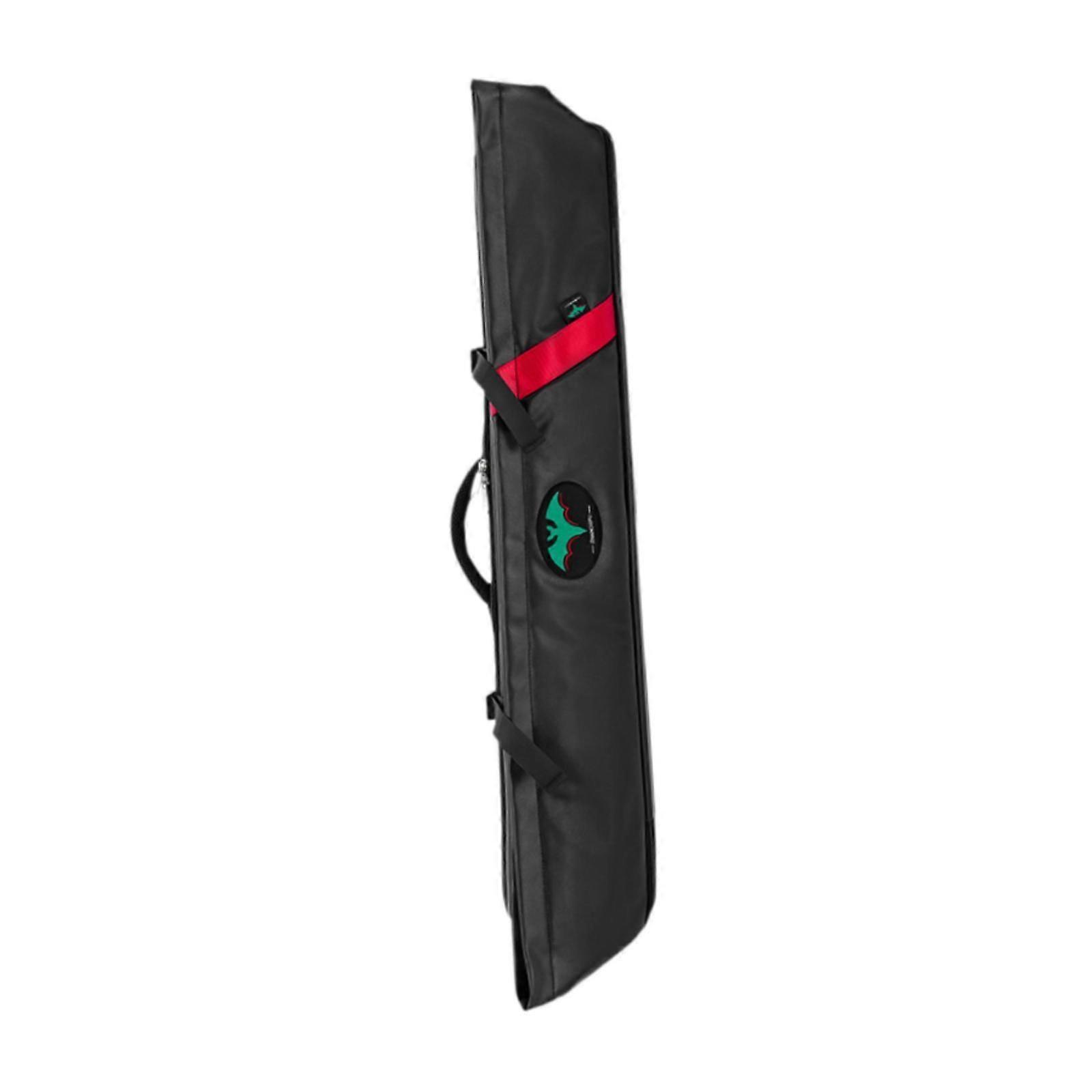 Étui de billard Poignée portable avec accessoires Poches Pochette de rangement de transport Noir