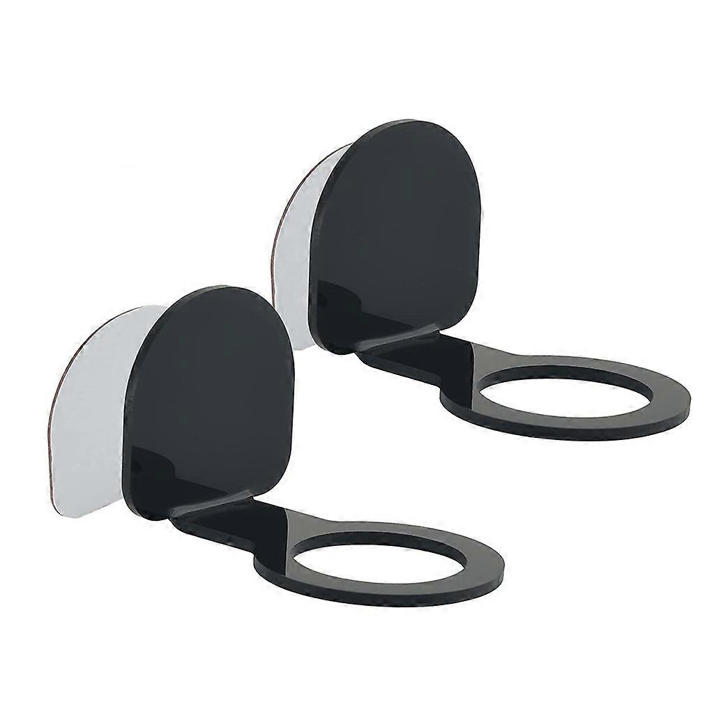 Golf Ball Rack Made by Acrylic Durable Strong 2 Colors to Choose 2 Pcs 1 Set Punch Free Send 2 Sticker Strong Stickiness Black
