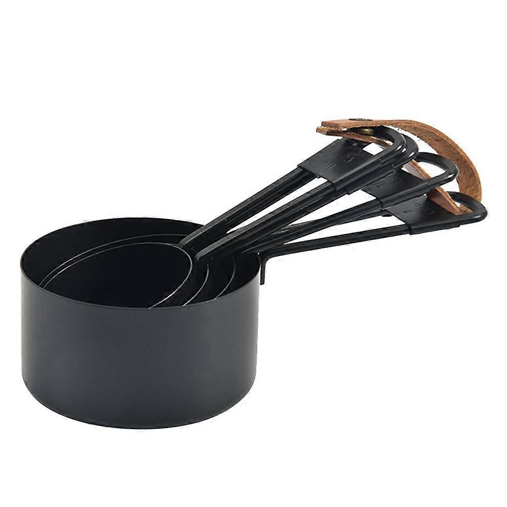 Stainless Steel Measuring Cups Set of 4 for Accurate Dry and Liquid Measurement, Nesting Design, 1/4 to 1 Cup Sizes