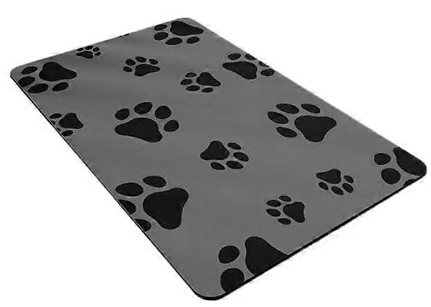 Non-Slip Pet Feeding Mat - Splash-Proof Silicone Tray for Dog and Cat Bowls, Large Size, Waterproof Design