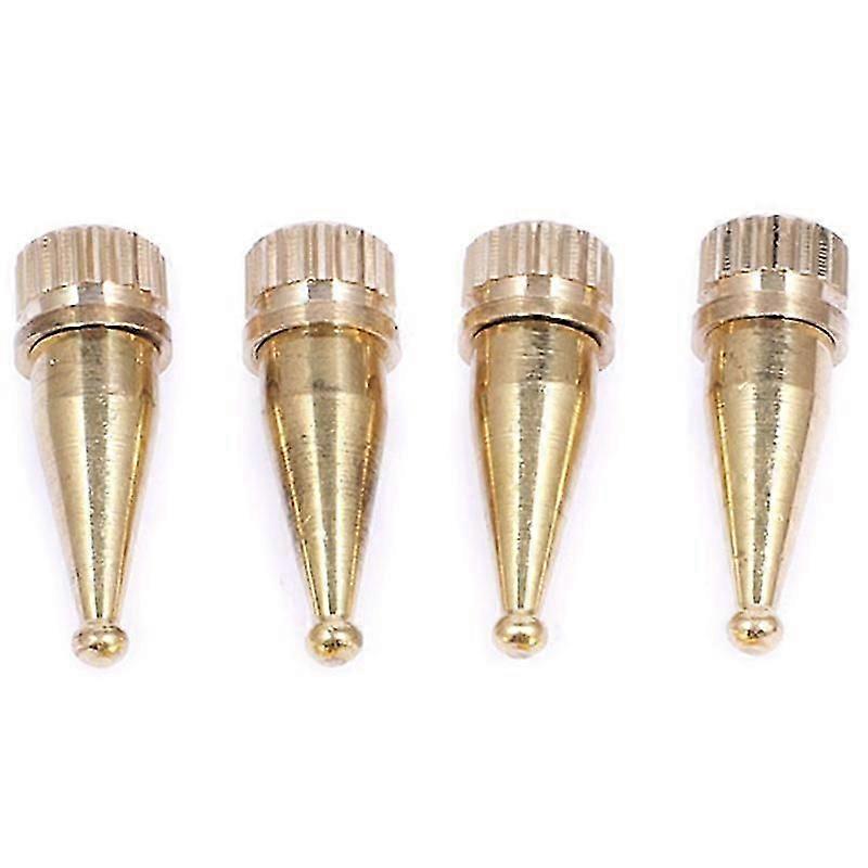 Hi-Fiフィート用スピーカースパイク、スピーカースタンド、銅M8スレッド、36.2mm(h)4個