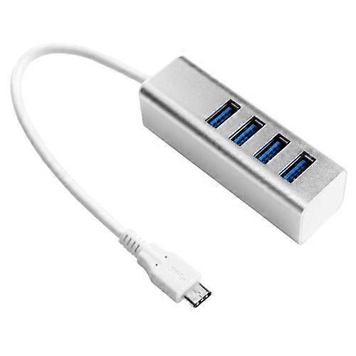 ZRUXE HB-202 USB-C / Type-C 3.1 to 4 USB 3.0 Port HUB Adapter
