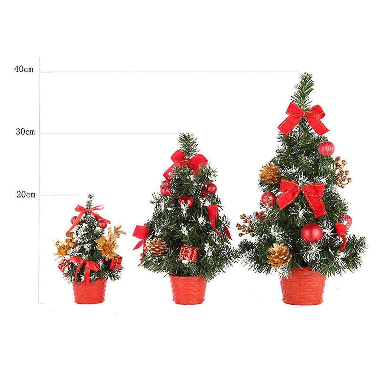 Mini Tabletop Christmas Tree Home Christmas Small Desktop Decoration Party Ornament Family Christmas Gift