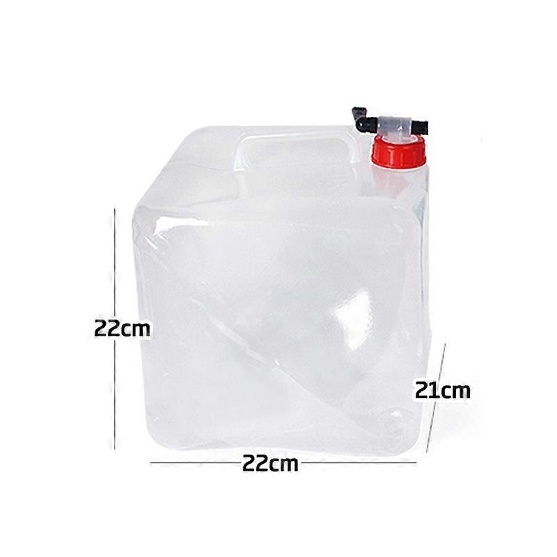 Foldable Outdoor Drinking Bucket 10L Camping Portable Large Capacity Car Kettle Water Tool Bag With Four Corners