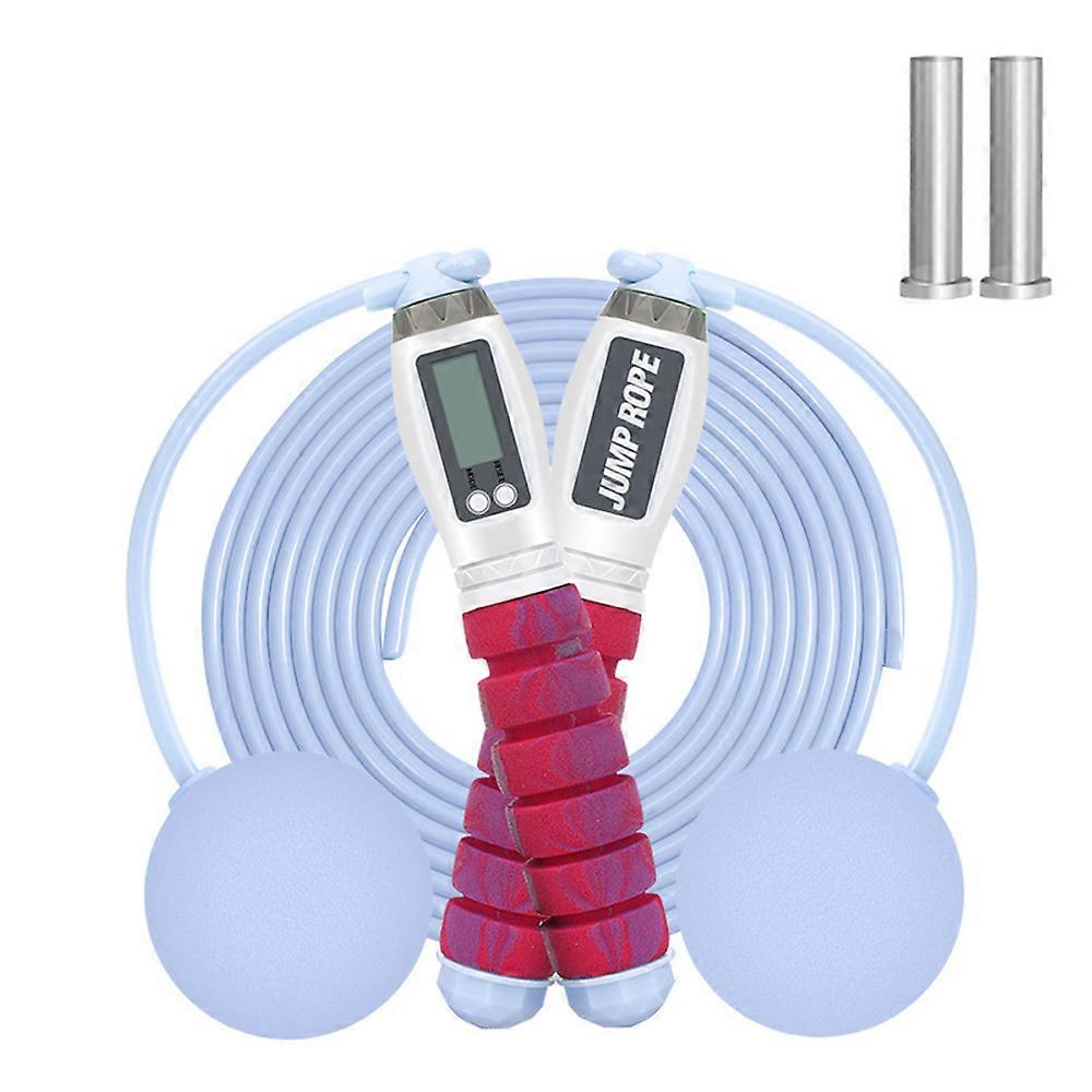 Weighted Jump Rope for  2 in 1 with Calorie Counter Cordless Jump Rope for Fitness Exercise Workout