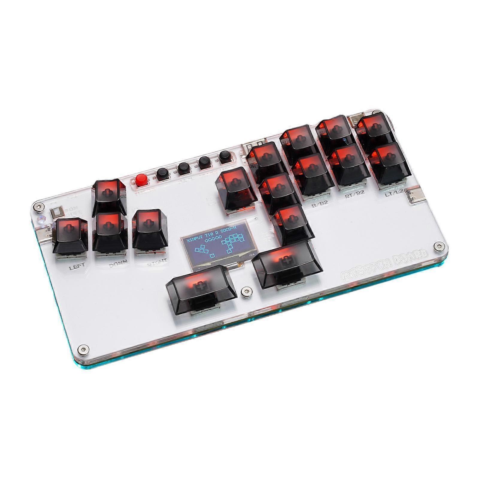 アーケード ヒットボックス コントローラー 格闘ゲーム スイッチ キーボード ポータブル 1MS 遅延