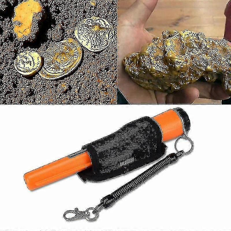 Detector de metales de mano auspicioso Detección lateral 360 con escáner de detector de metales Led Pinpoint, grito