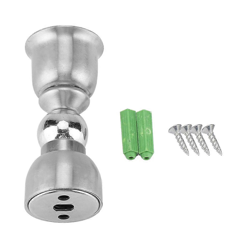 Stainless Steel Magnetic Door Stopper with Heavy-Duty Catch for Home and Office Use, Adjustable Size, Easy Installation