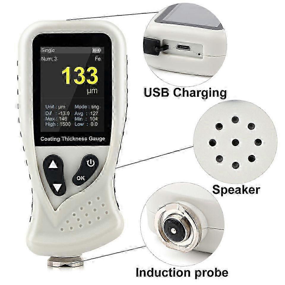 Automotive Coating Thickness Gauge Paint Surface Tester