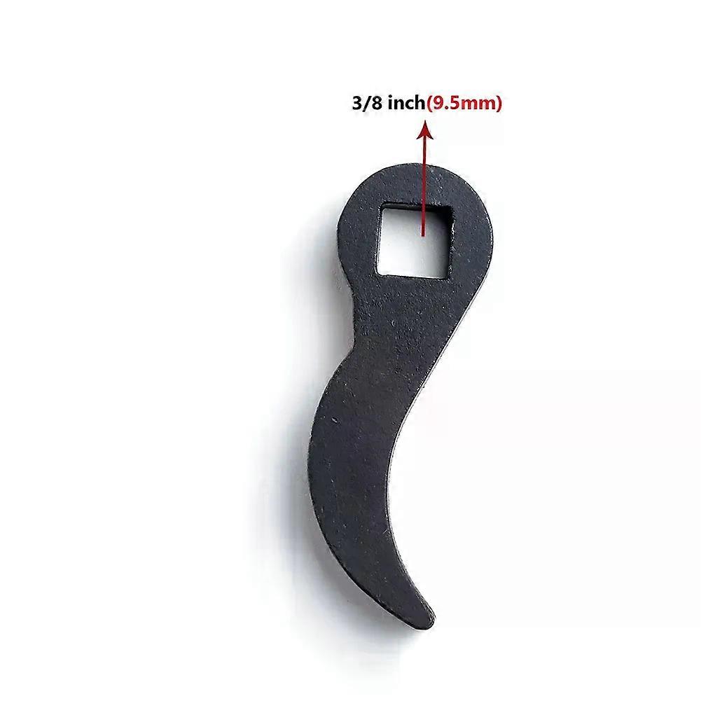 1pc Crowbar Adapter Head Tool Removal Open End Wrench Extra-Strong Pry Bar Heavy Duty 1/2 3/8 Breaker Bar For Lifting Prying
