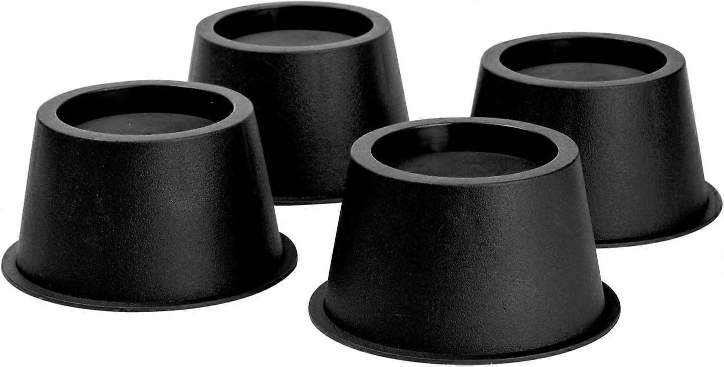 Under Bed Spacers, Durable Plastic Furniture Lifter For Multi-Use Risers, Non-Slip Heavy Duty Support Adds Additional Storage, Easy Installation
