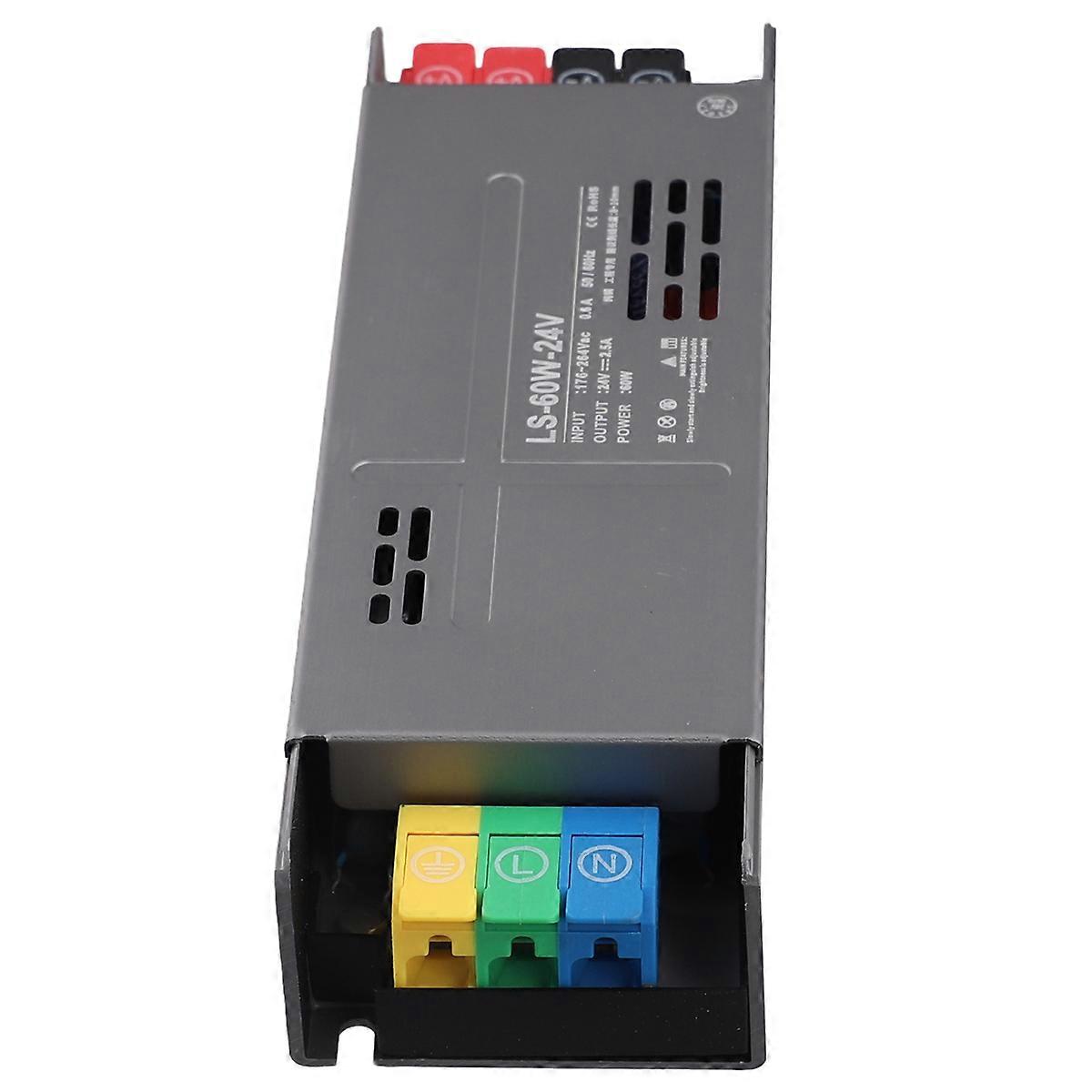 LED Slow-on and Slow-Off Lamp with Transformer LED Power Supply Lighting Transformer Dimming Driver Power Supply 24v60W