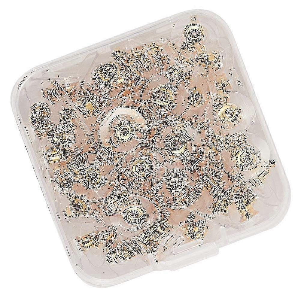 1 Box Earplugs Plastic Earring Backs Rubber Earring Backs