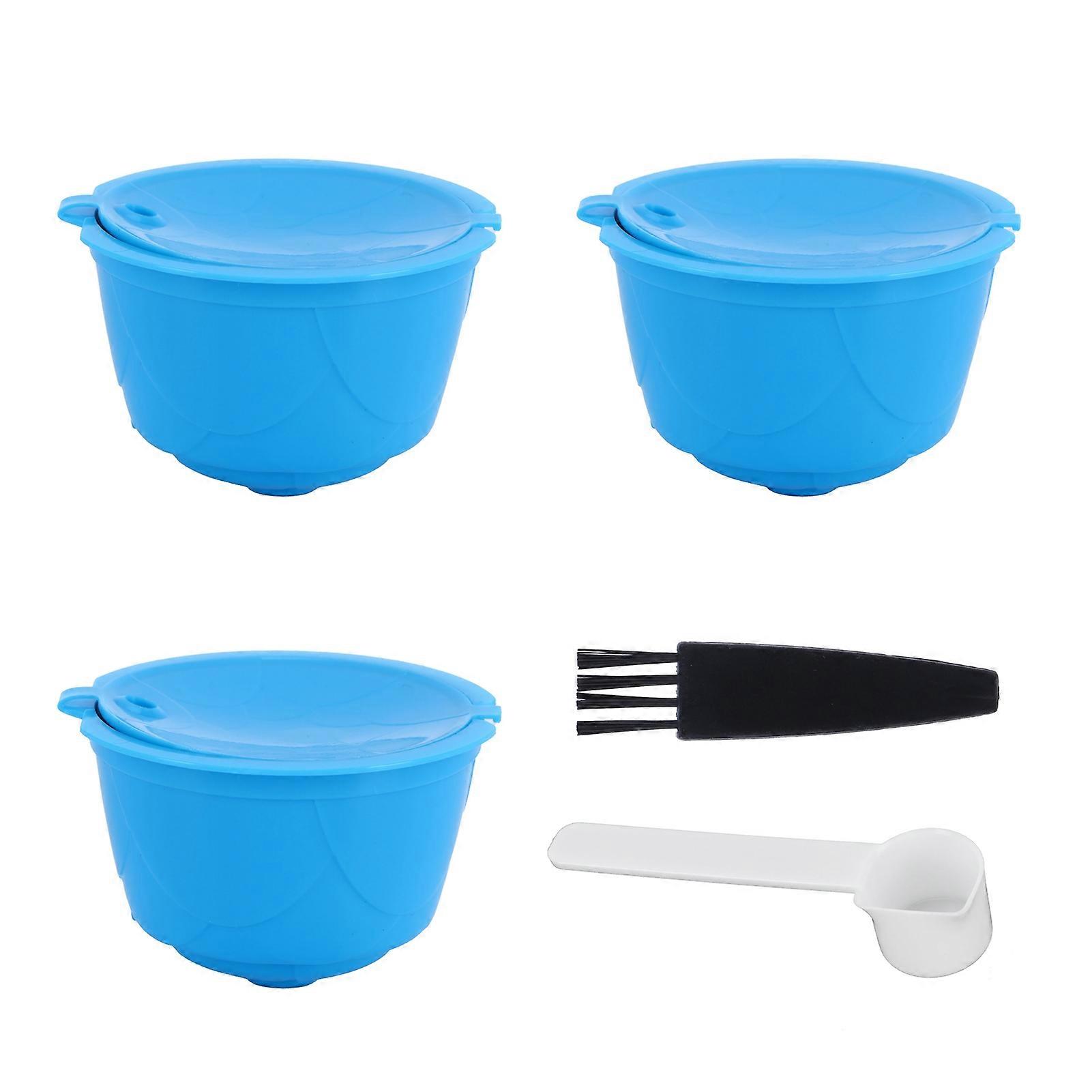 Refillable Capsule Filter Cup Kit Accessories for DOLCE GUSTO Coffee Machine