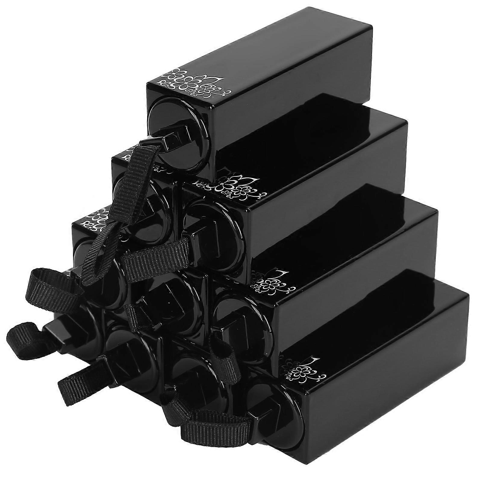 10pcs Empty Lipstick Tube Portable Elegant Lip Gloss Container DIY Refillable Shell