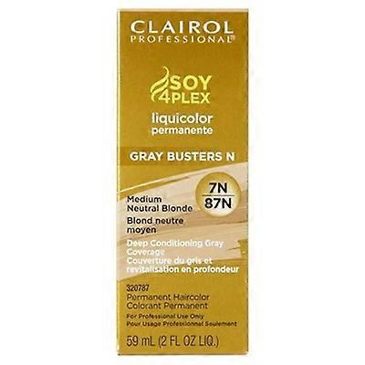 Clairol Soy4Plex Liquicolor Permanente 灰色克星 N 7N/87N 中性金发 2oz / 59ml