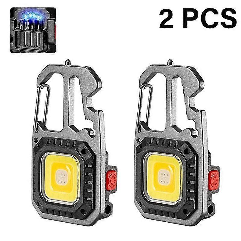 Multifunction LED Flashlight Portable Outdoor Camping Work Light Screwdriver Window breaker Wrench Hammer Bottle Opener Lamp Lamps