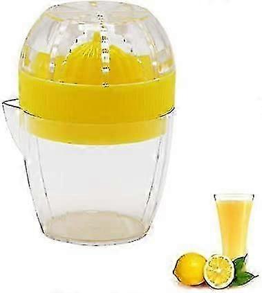 Lemon Juicer,orange Abs Non-slip Lime Squeezer,with Filter And Built-in Measuring Cup