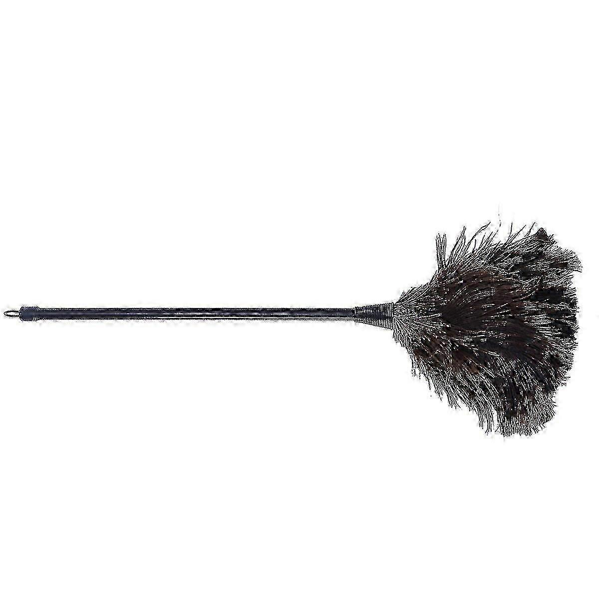 Ostrich Duster Feather Dusters with Long Plastic Handle Cleaning Brush tool