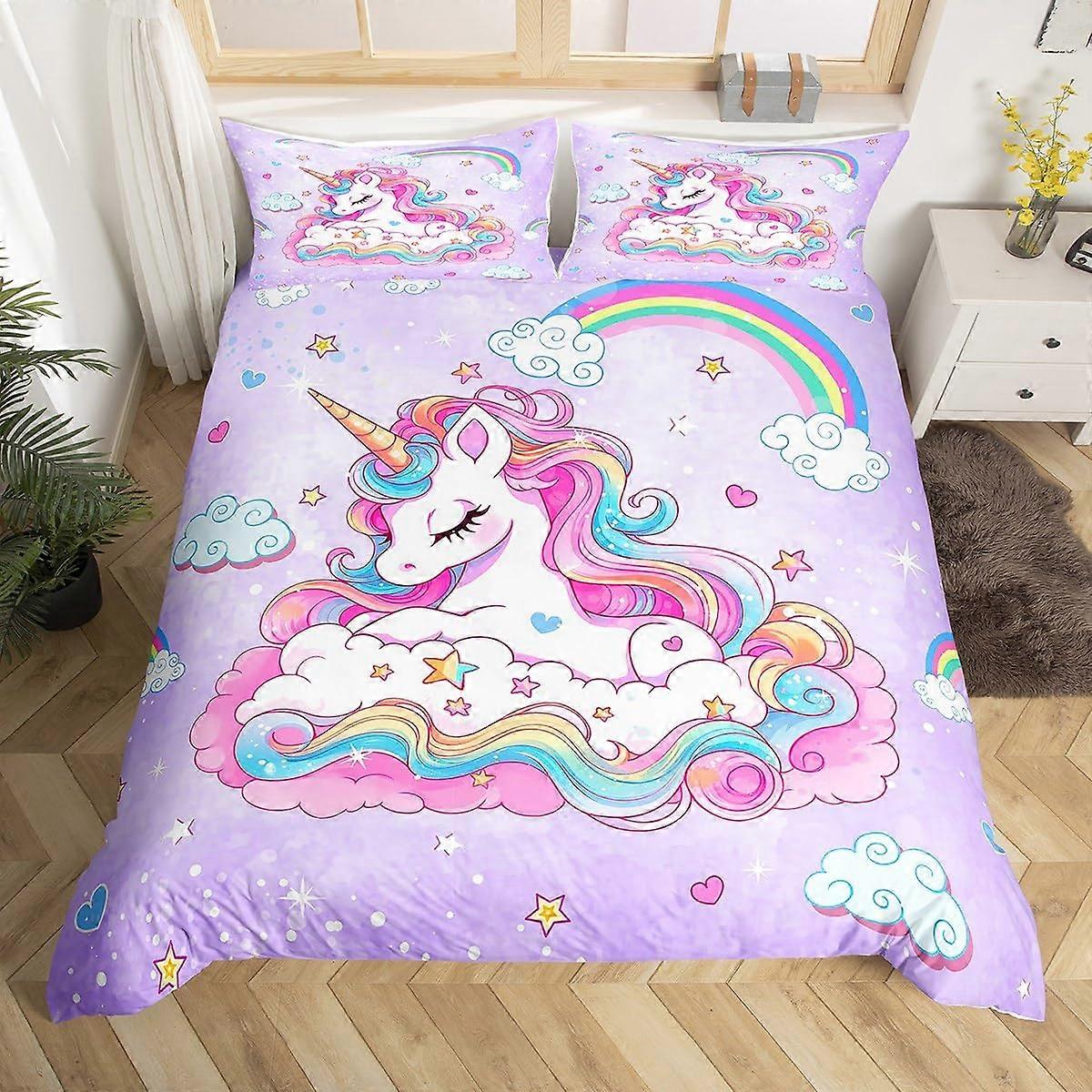 Dreamy Horse Printed Bedding Set for Room Decor Twin Size
