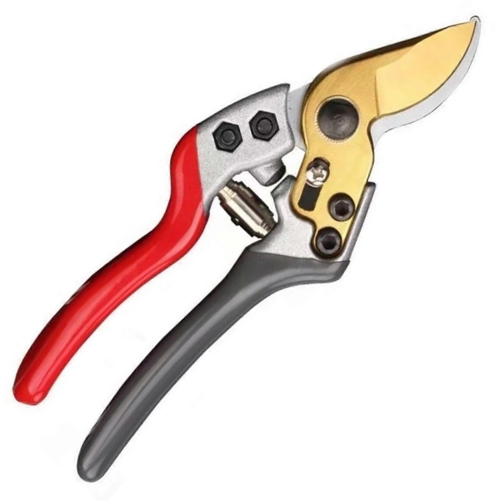 Premium Bypass Pruning Shears, Sharp Stainless Steel Garden Scissors for Pruning Roses, Flowers, Trees, Live Plants