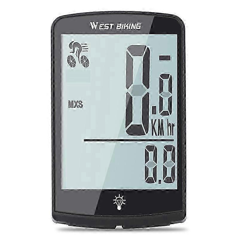G YP0702100 3.4-inch Large Screen Speedometer Sensor APP Connect Cycling Code Meter